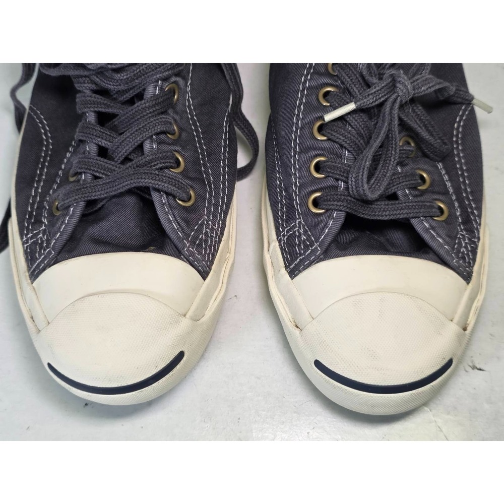 Converse Jack Purcell Men's Size 11 Women's 12.5 Navy Casual Sneakers Low Shoes - Picture 10 of 14